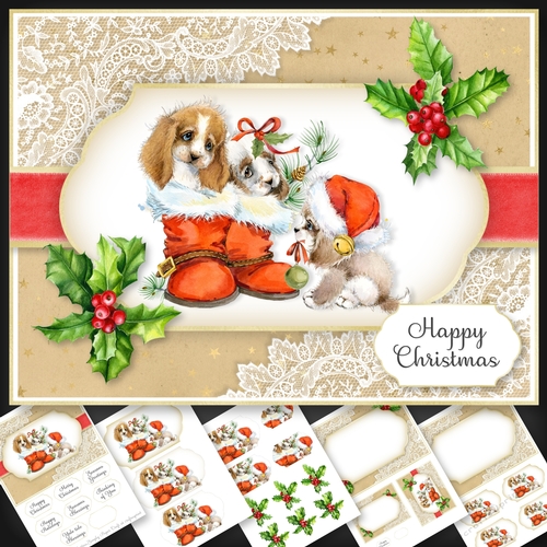 Vintage Puppy Christmas 5