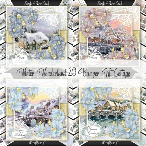 Winter Wonderland 20 Bumper Kit Cottage 