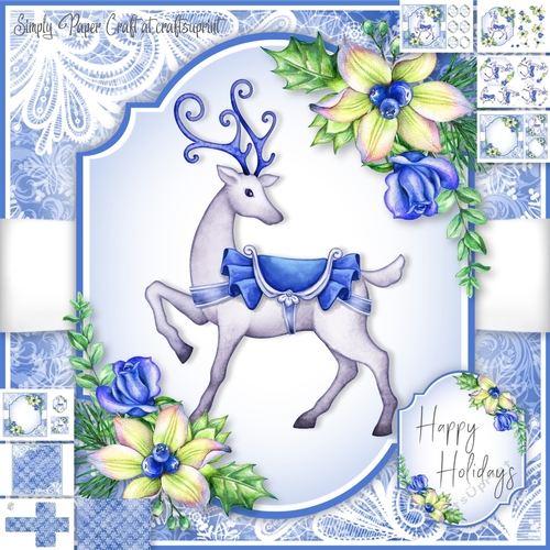 Reindeer Floral 4