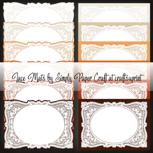 Pumpkin Patch Lace Mat