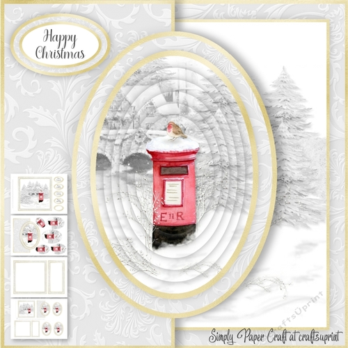 Winter Half Front Card 10