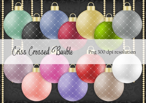 Criss Crossed Bauble