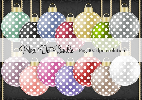 Polka Dot Bauble