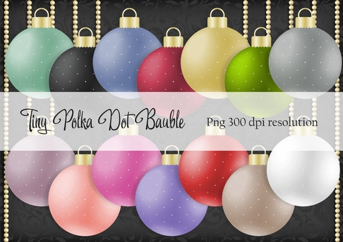 Tiny Polka Dot Bauble