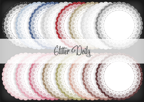 Glitter Doily