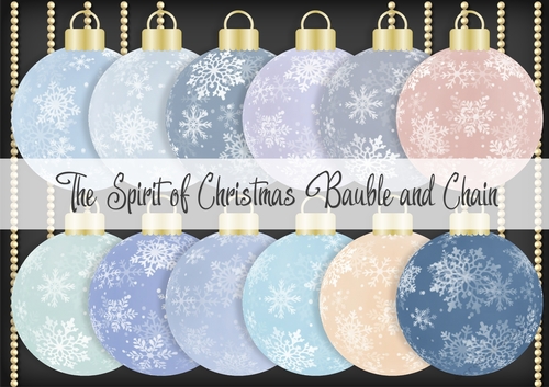 The Spirit of Christmas Bauble and Chain