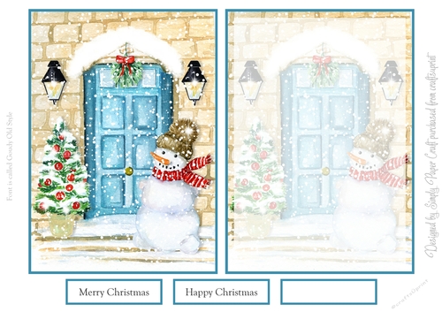 Knock Knock Mr Snowman 1