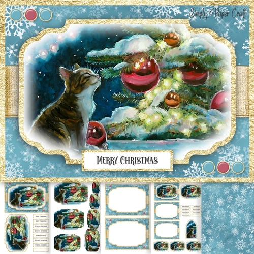 The Cat and The Christmas Tree 1