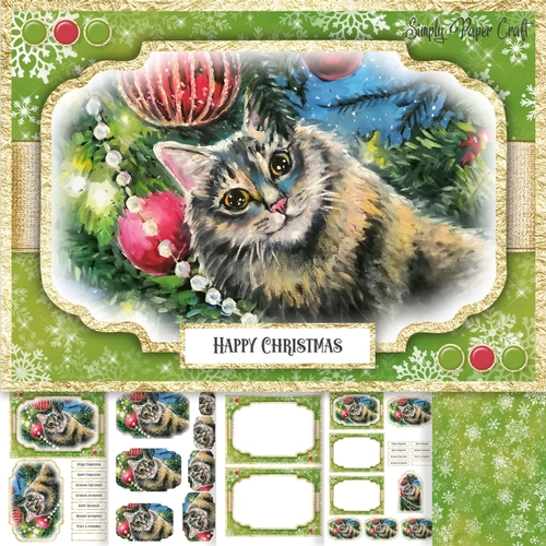 The Cat and The Christmas Tree 2