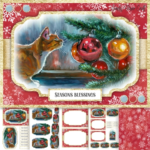The Cat and The Christmas Tree 4
