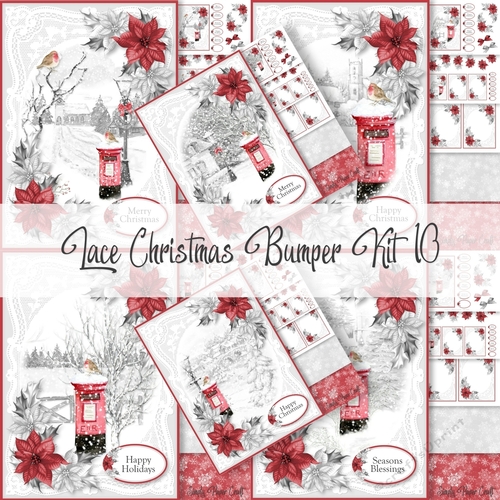 Lace Christmas Bumper Kit 10