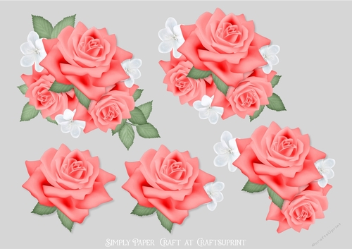 Sunset Rose Decoupage 3