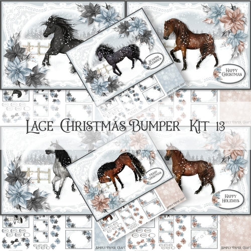 Lace Christmas Bumper Kit 13