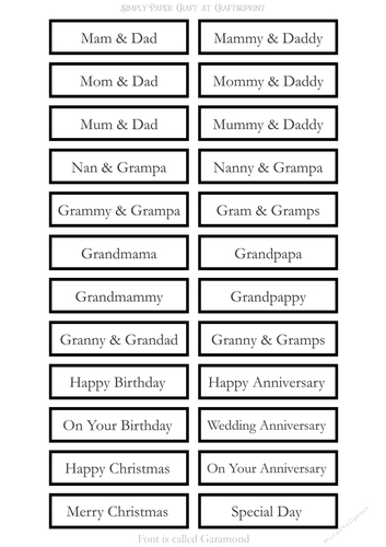 Alternative Older Relatives Sentiment Sheet 4
