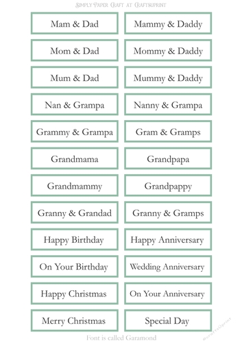 Alternative Older Relatives Sentiment Sheet 6