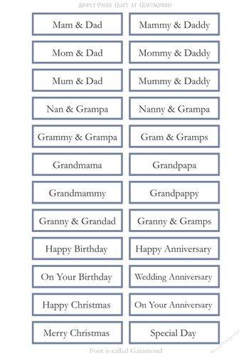 Alternative Older Relatives Sentiment Sheet 7