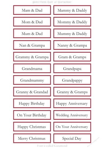 Alternative Older Relatives Sentiment Sheet 8