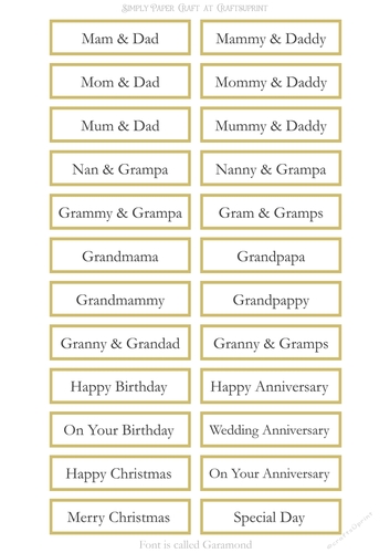 Alternative Older Relatives Sentiment Sheet 9