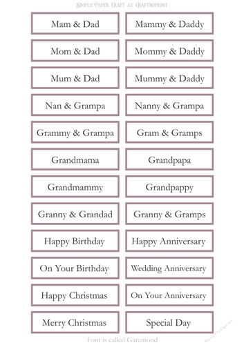 Alternative Older Relatives Sentiment Sheet 12