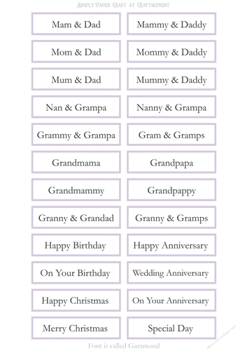 Alternative Older Relatives Sentiment Sheet 20