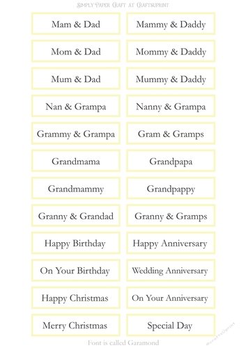 Alternative Older Relatives Sentiment Sheet 21