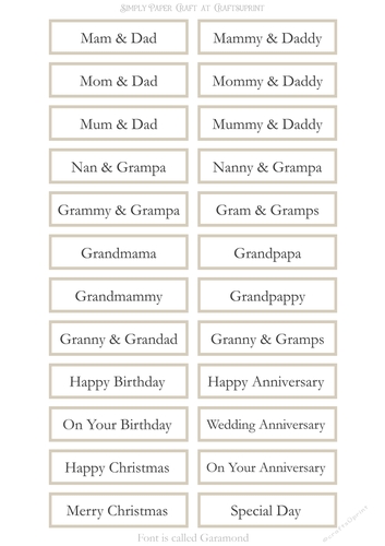 Alternative Older Relatives Sentiment Sheet 23