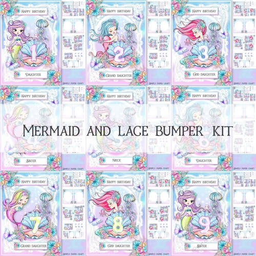 Mermaid and Lace Bumper Kit