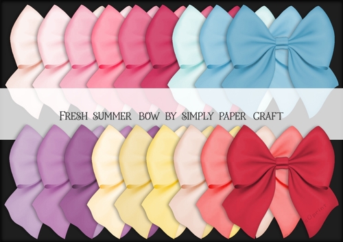 Fresh Summer Bow PNG