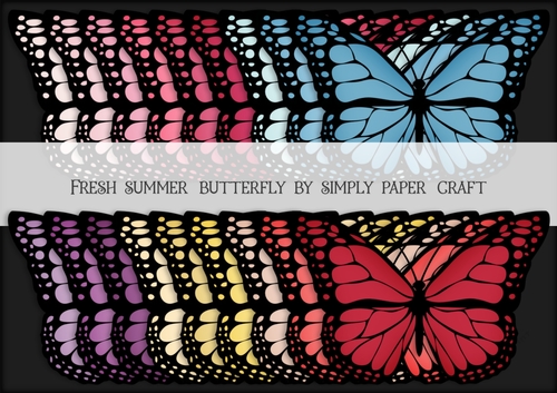 Fresh Summer Butterfly PNG