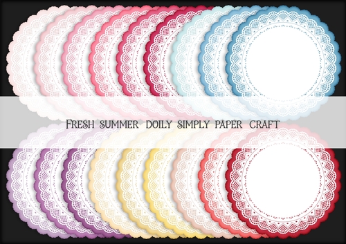 Fresh Summer Doily PNG
