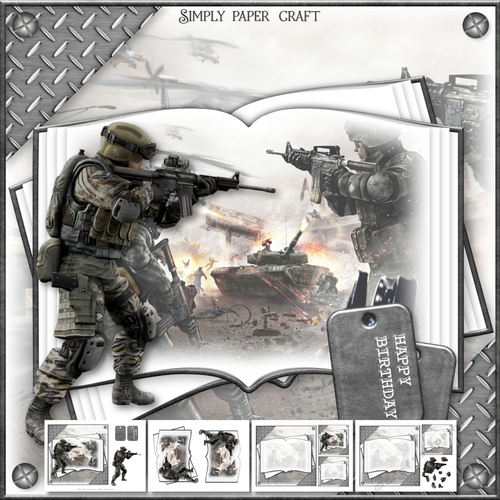 Gaming Soldier Open Book