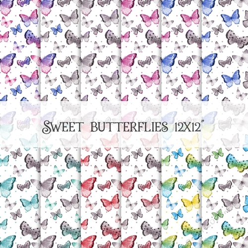 Sweet Butterflies 12x12