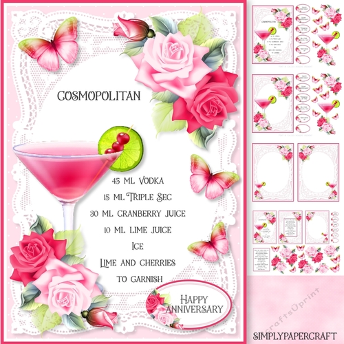 Lace and Roses 72 Cosmopolitan Cocktail