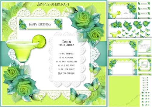 Green Margarita Cocktail Mini Kit