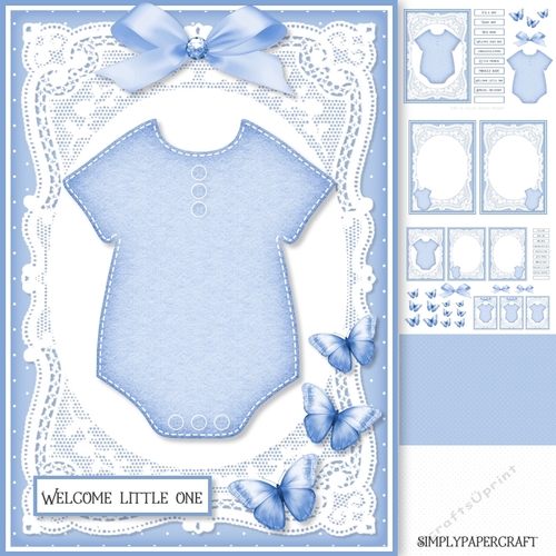 Blue Baby Vest