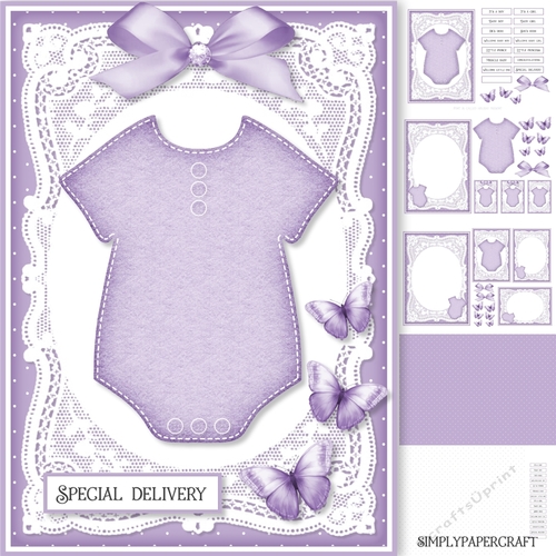 Lilac Baby Vest