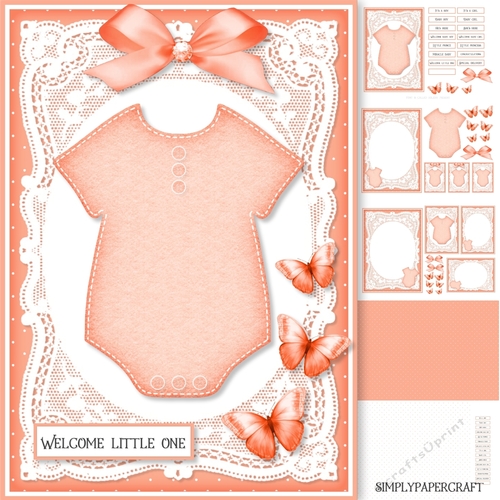 Peach Baby Vest