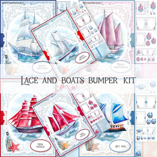 Lace and Boats Bumper Kit