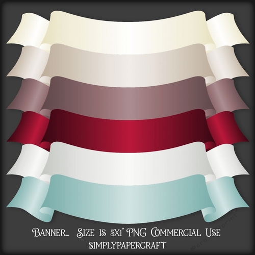 Cherry Cupcake Banner PNG