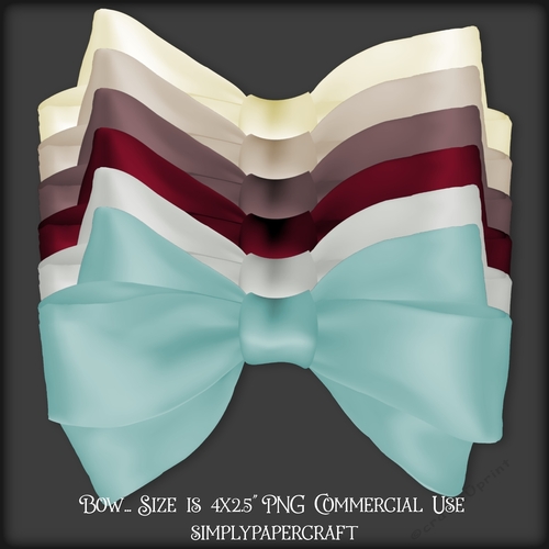 Cherry Cupcake Bow PNG