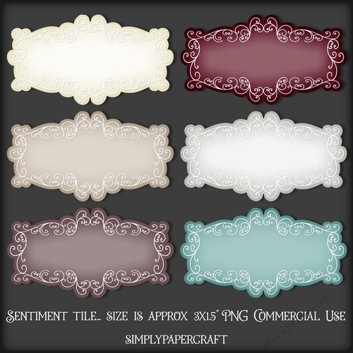 Cherry Cupcake Sentiment Tile PNG