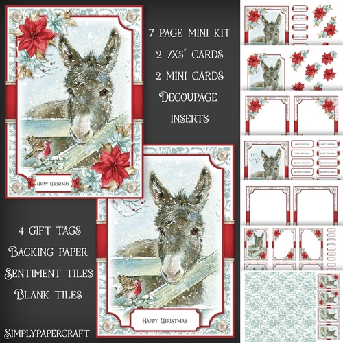 Poinsettia 7x5 Mini Kit 1