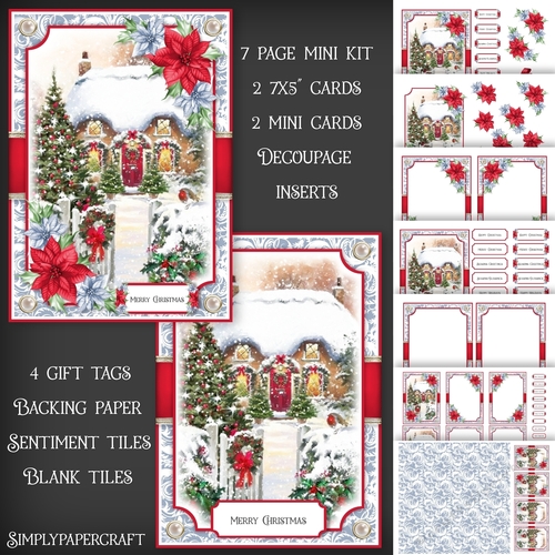 Poinsettia 7x5 Mini Kit 2