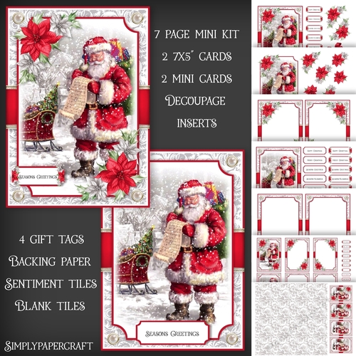 Poinsettia 7x5 Mini Kit 3