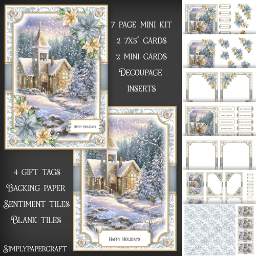 Poinsettia 7x5 Mini Kit 5