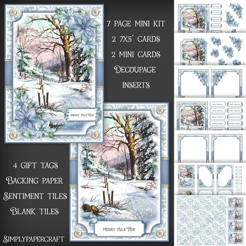Poinsettia 7x5 Mini Kit 6