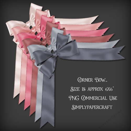 Flamingo Corner Bow