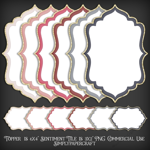 Flamingo Shaped Topper and Sentiment Tile 1