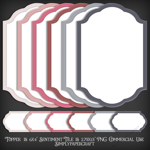 Flamingo Shaped Topper and Sentiment Tile 2