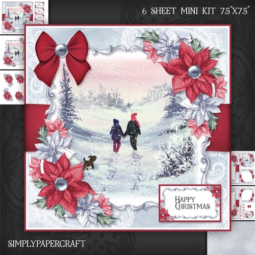People and Poinsettias Mini Kit 1